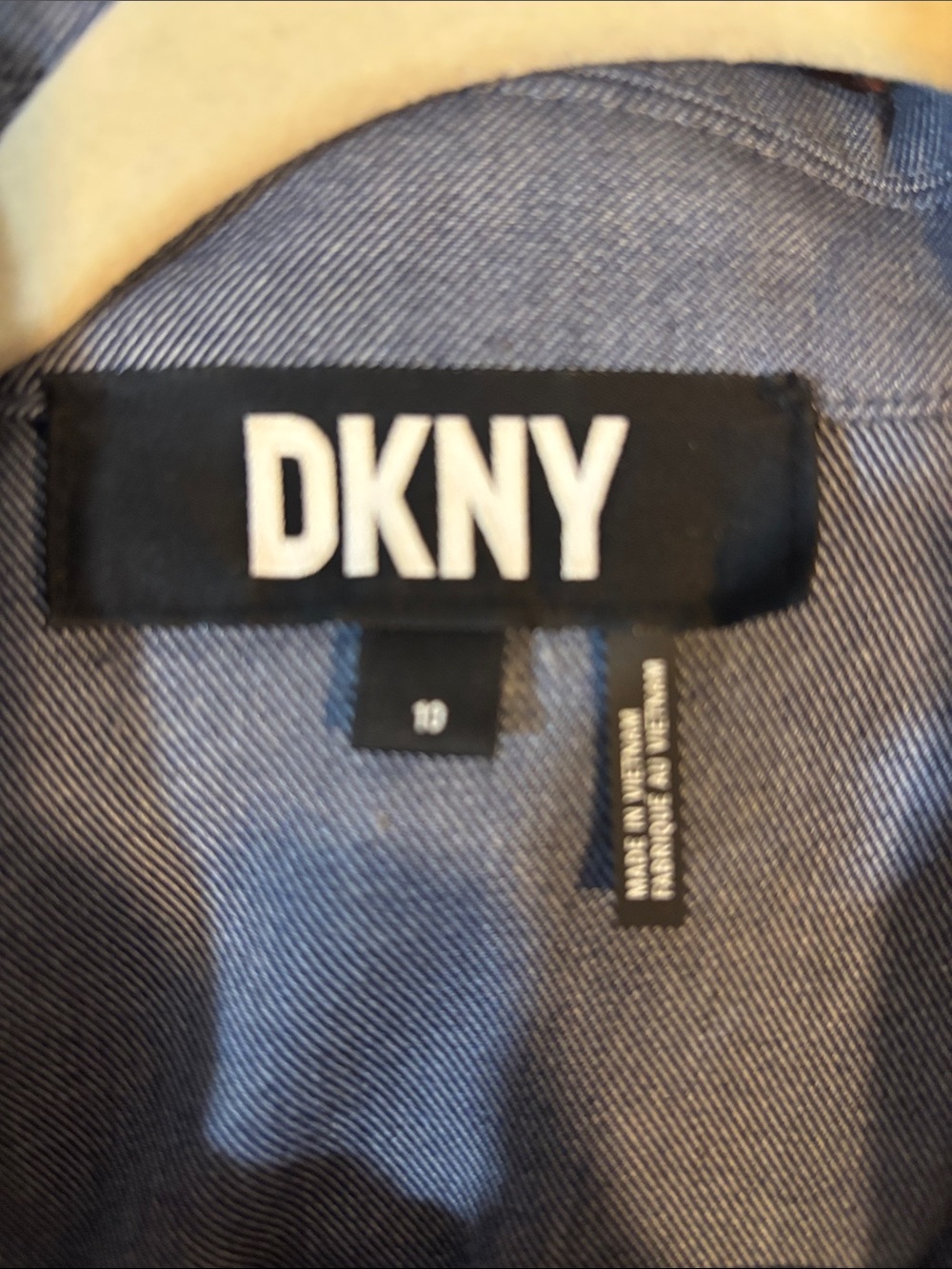 DKNY Black Logo Women Top